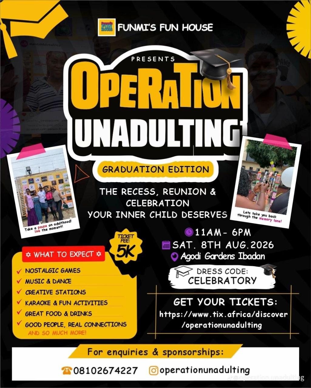 Operation Unadulting Graduation Edition promo art