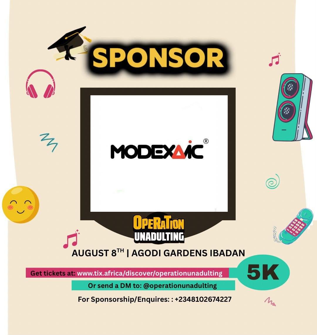 Modexaic - Sponsor for Operation Unadulting